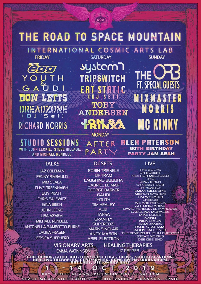 Space Mountain Festival 2019-high Res poster