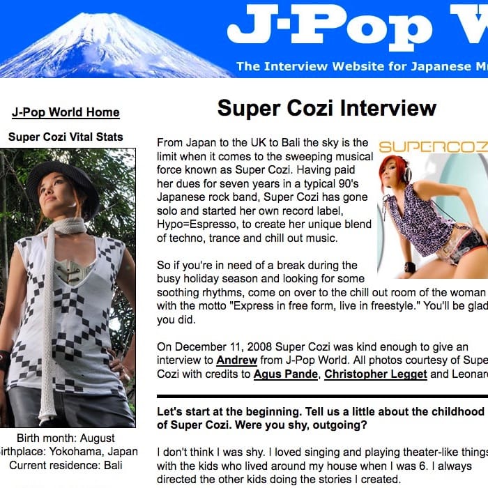 J-POP World interview
