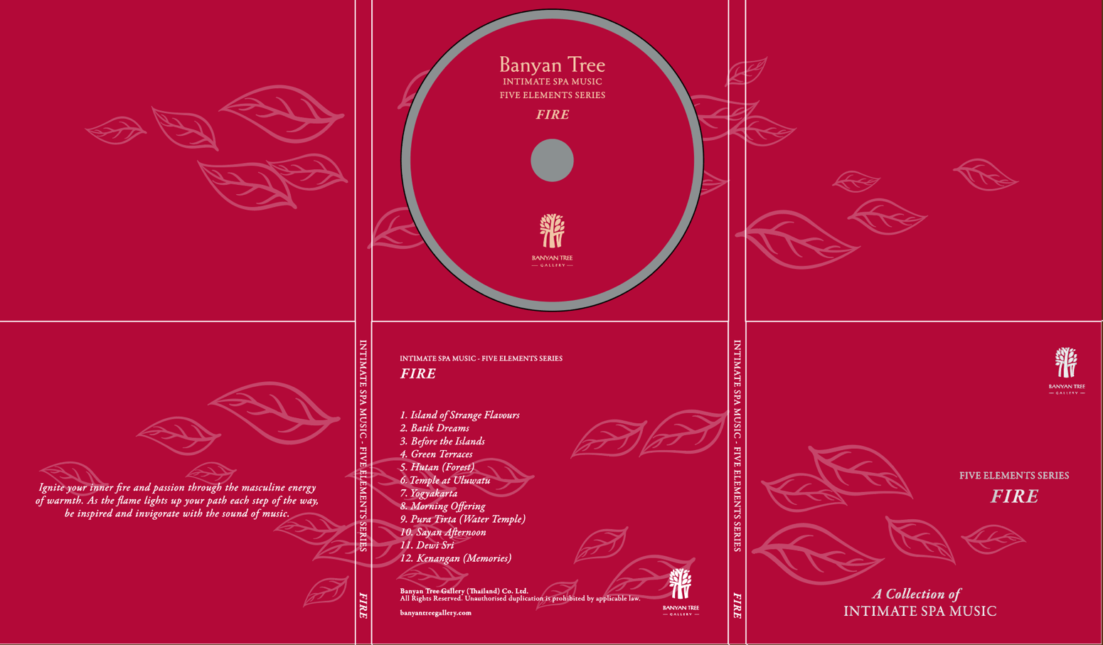Banyan Tree Resort & Spa / 5 Elements Series CD Vol.4 ’FIRE’ ( Indonesian ) Themed